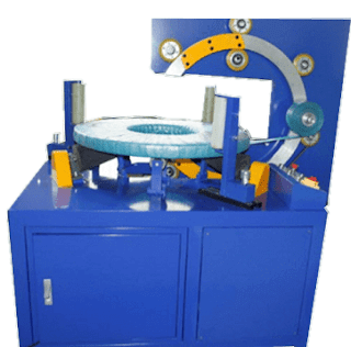 Bearing wrapping machine