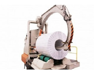 Master coil stretch wrapping machine