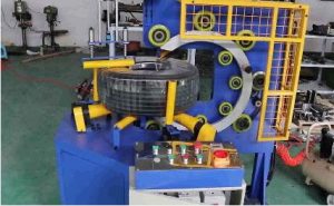 pipe coil wrapping machine