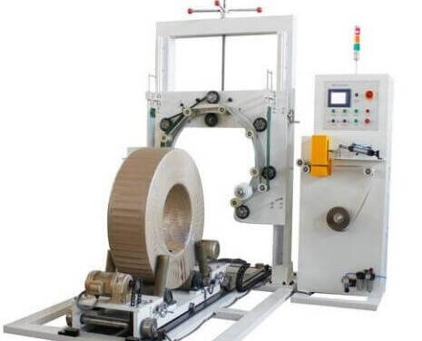 steel coil wrapping machine