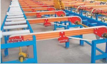 transfer belt conveyor for aluminum profile bundle