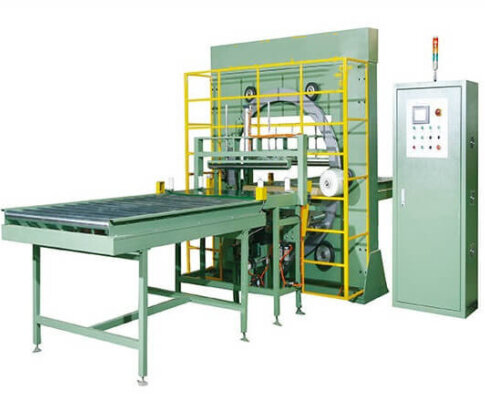 orbital wrapper machine packing doors and panel