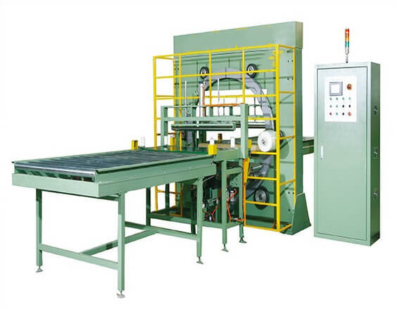 orbital wrapper machine packing doors and panel