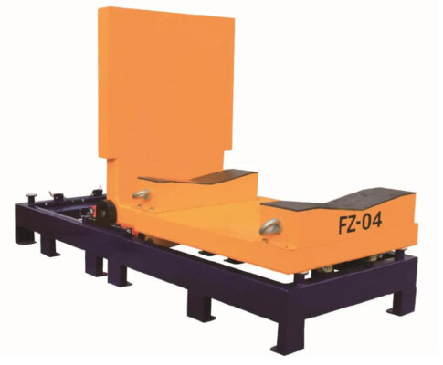 The electrical control system of the steel coil turning machine