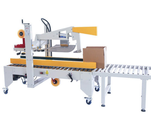 Carton box folding and sealing machine