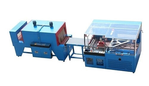 Shrink wrapping machine in the US for packing door, panel and furniture, cartons